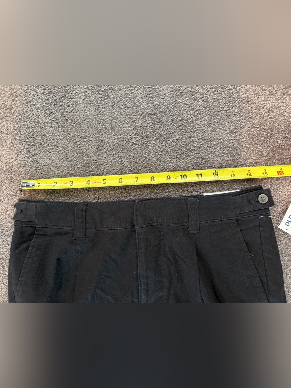 Old Navy black High rise boyfriend pants - Picture 3 of 11